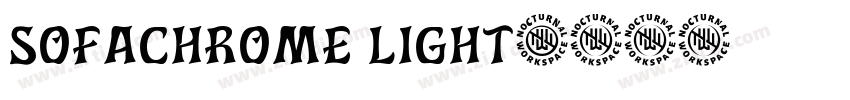 Sofachrome Light字体转换
